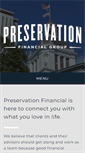 Mobile Screenshot of preservationfinancialgroup.com