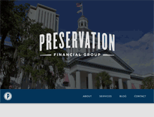 Tablet Screenshot of preservationfinancialgroup.com